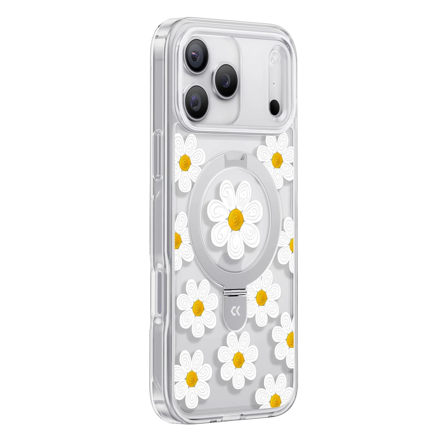 Floral Daisy Magnetic Stand Phone Case for iPhone – CASEKOO - Image 3