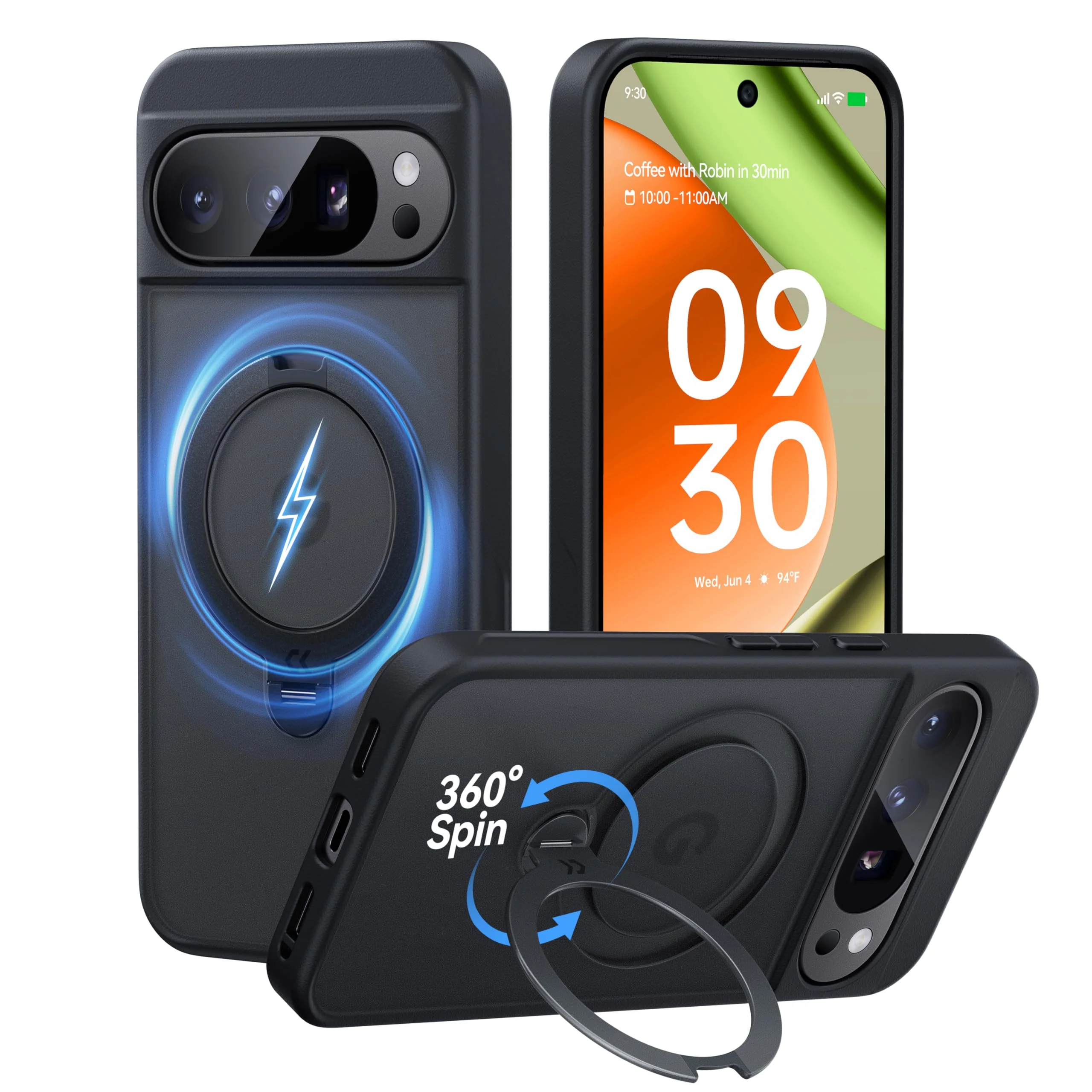 Matte Magic Stand Pro Case for Google Pixel 10 – Sleek Protection-CASEKOO - Image 11