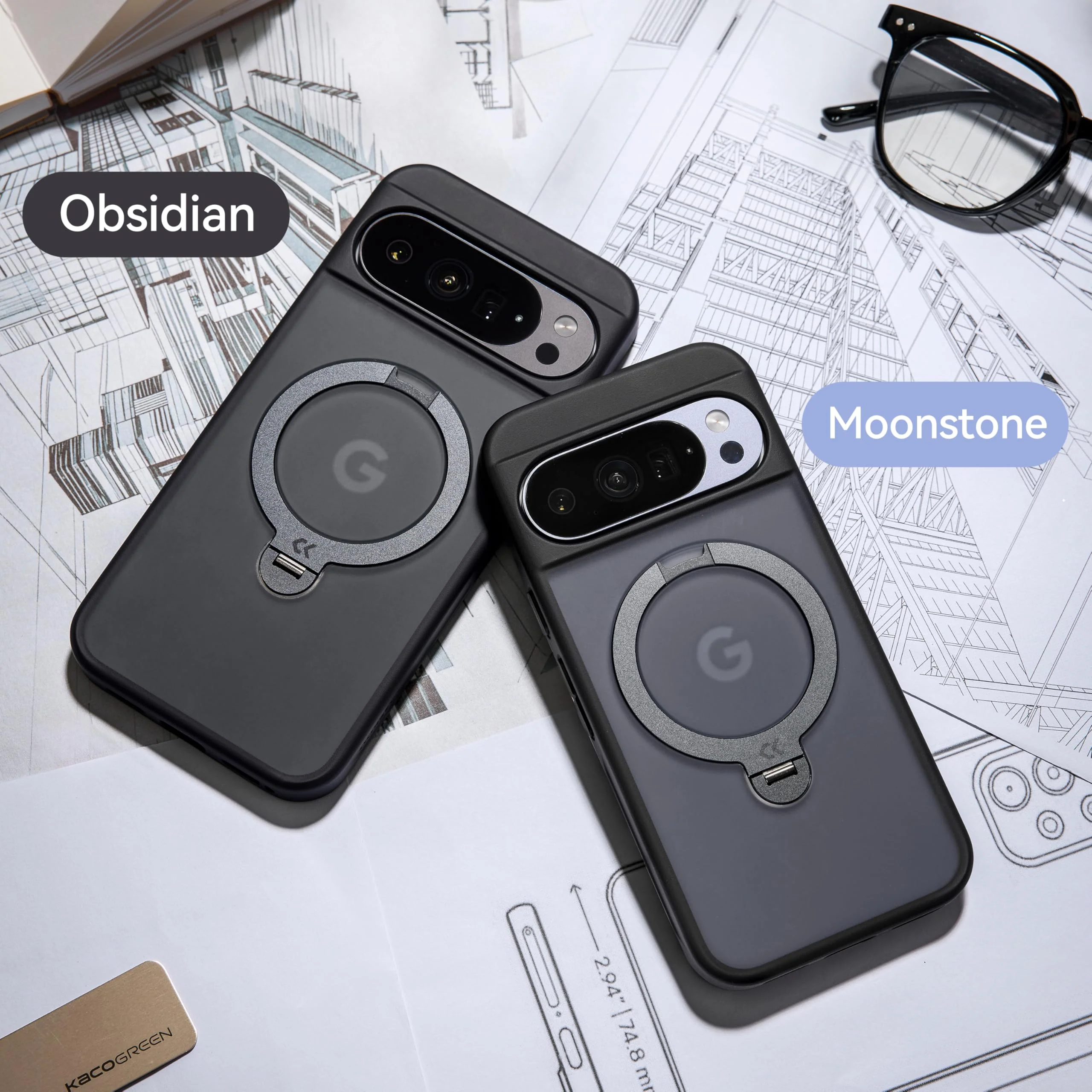 Matte Magic Stand Pro Case for Google Pixel 10 – Sleek Protection-CASEKOO - Image 6