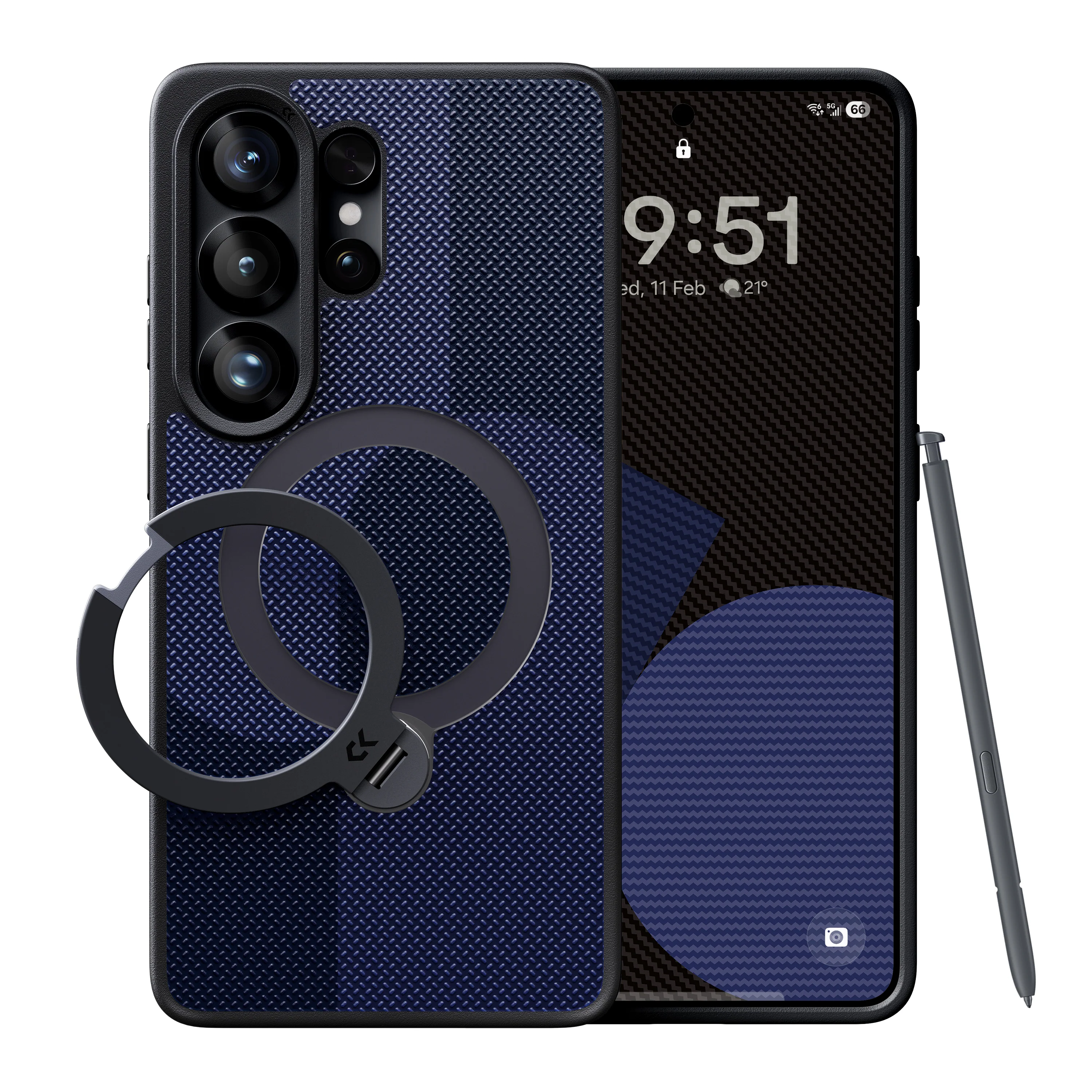 CASEKOO® StandKOO Case for Samsung S26 Ultra – Geometric Design - Image 2