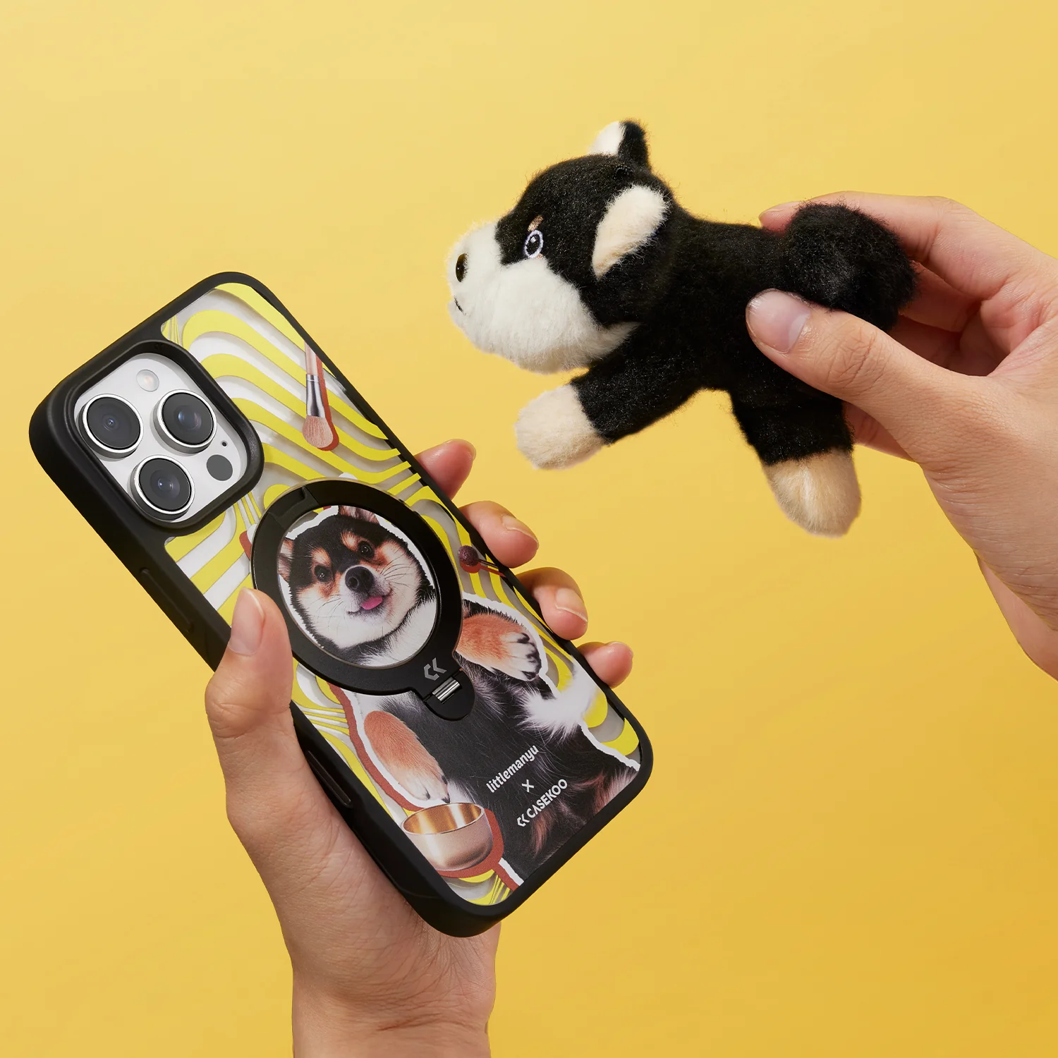 Collab x Manyu Pawfect Chill Time Magic Stand Pro Case Set for iPhone - Image 3