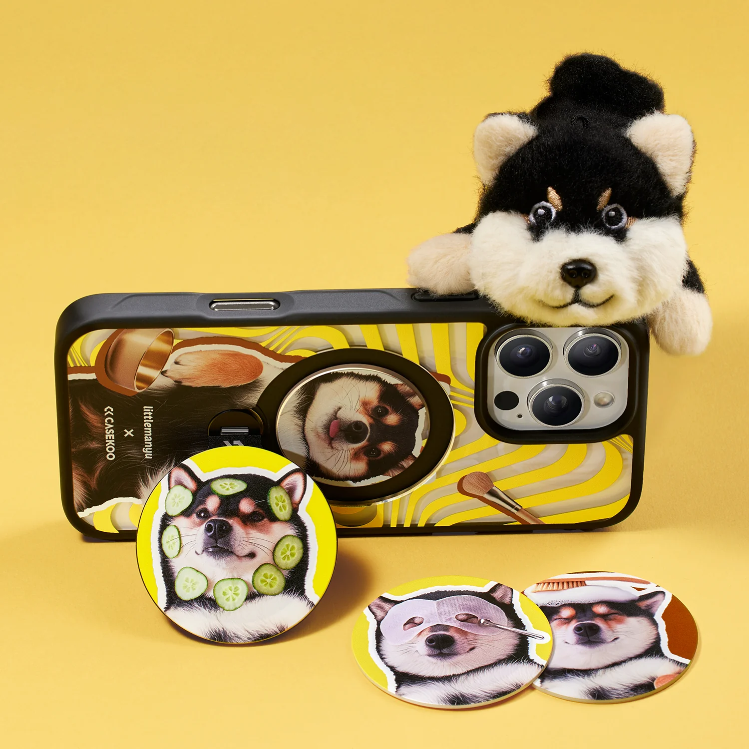 Collab x Manyu Pawfect Chill Time Magic Stand Pro Case Set for iPhone - Image 4