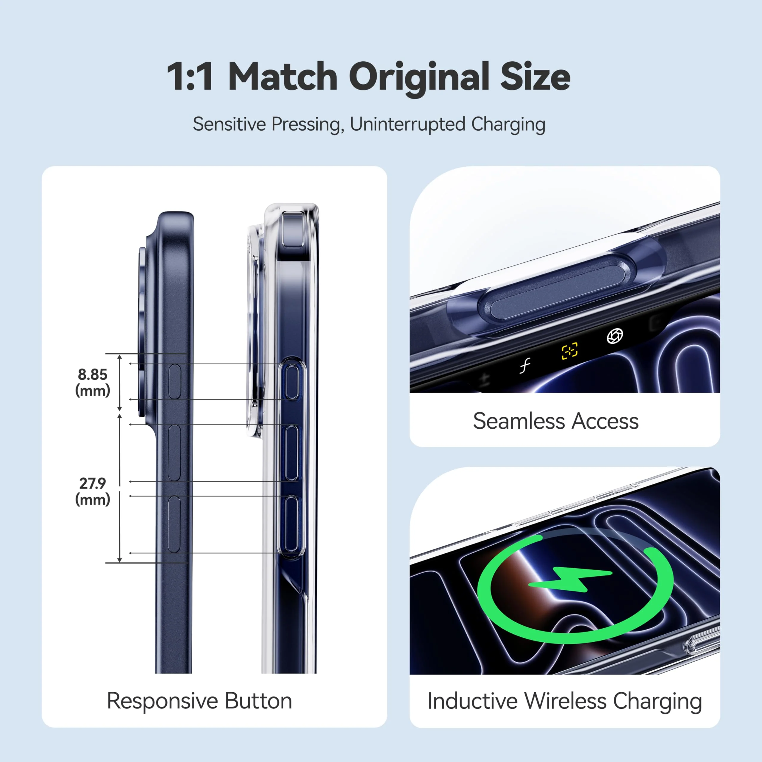 CASEKOO® Crystal Clear Basic Case for iPhone - Image 5