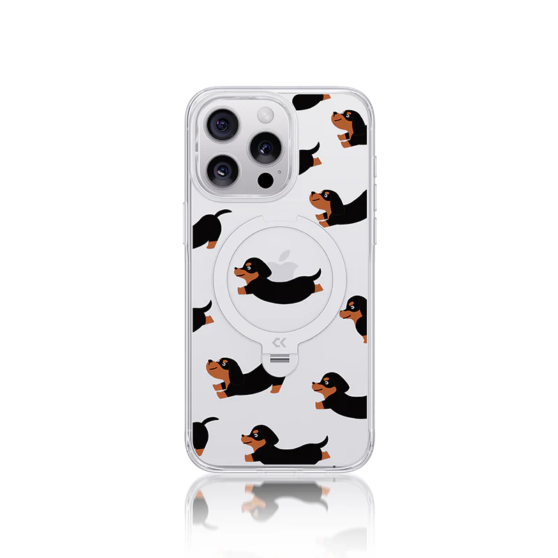 Dachshund Magic Stand Pro Case for iPhone - Image 3