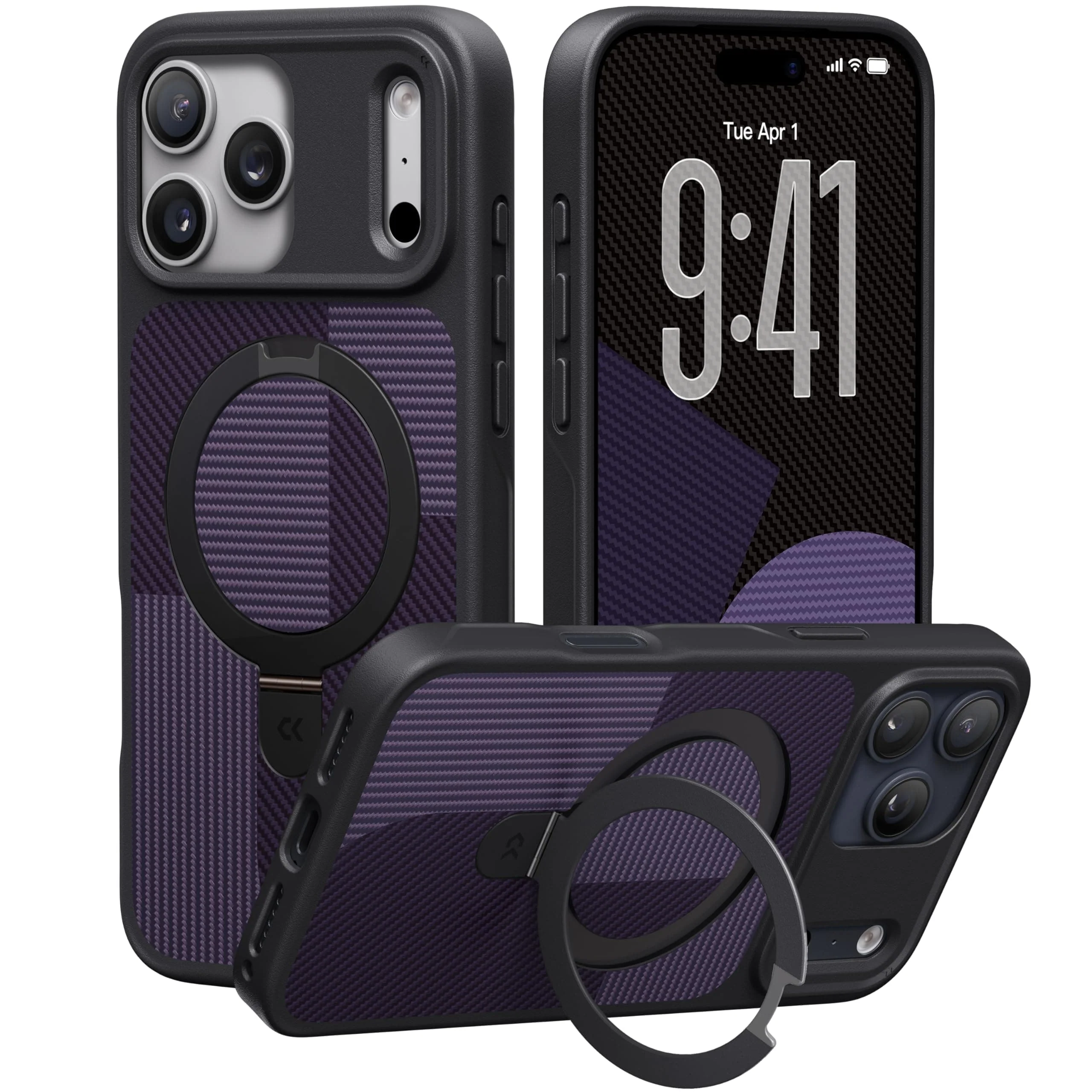 Matte StandKOO for iPhone – Geometric Design-CASEKOO - Image 6