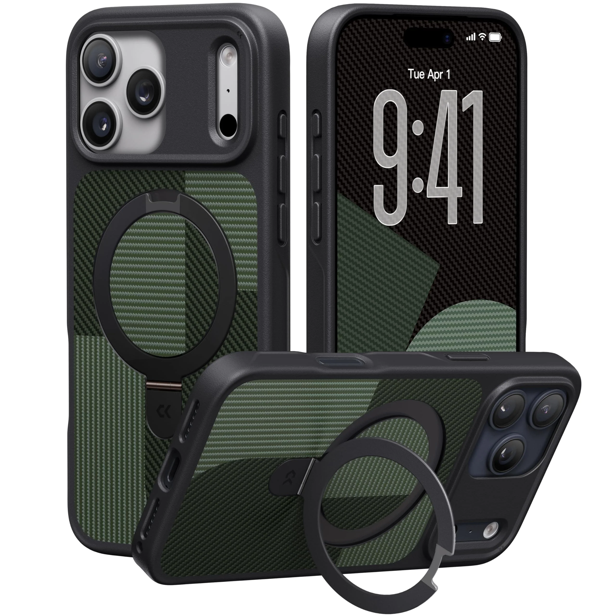 Matte StandKOO for iPhone – Geometric Design-CASEKOO - Image 9