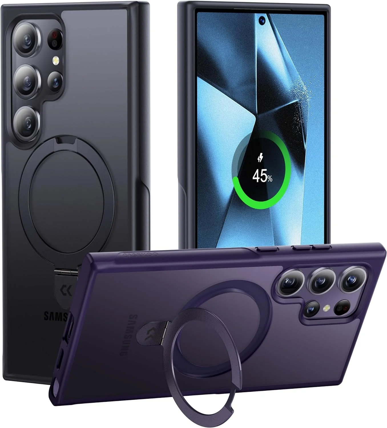 Matte Magic Stand Case for Samsung S25 series - Image 3